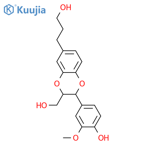 4,7'-Epoxy-3,8'-oxylignan-3',4',9,9'-tetrol; (7'R*,8'R*)-form, 3'-Me ether structure