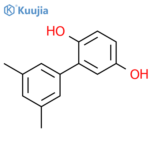 [1,1'-Biphenyl]-2,5-diol, 3',5'-dimethyl- structure