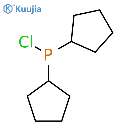 Phosphinous chloride,P,P-dicyclopentyl- structure