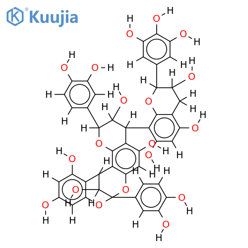 epicatechin-(4beta->8,2beta->O->7)-epicatechin-(4alpha->8)-epigallocatechin structure