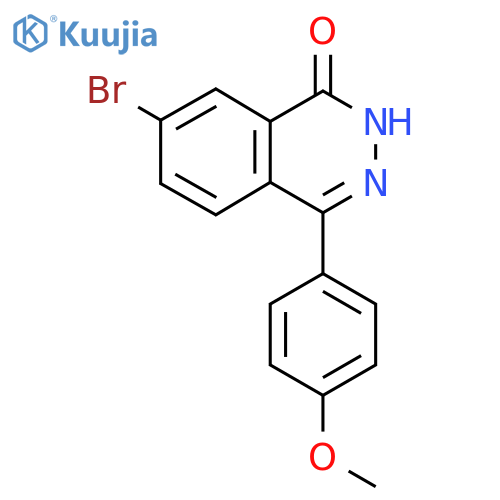 7-Bromo-4-(4-methoxyphenyl)-1(2H)-Phthalazinone structure
