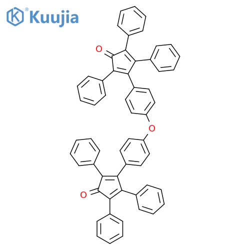 2,4-Cyclopentadien-1-one,3,3'-(oxydi-4,1-phenylene)bis[2,4,5-triphenyl- structure