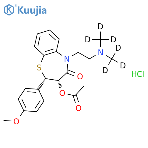 Diltiazem-d6 hydrochloride structure