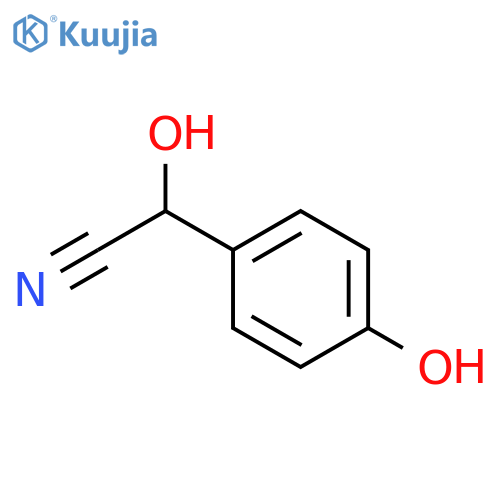DL-4-Hydroxymandelonitrile structure
