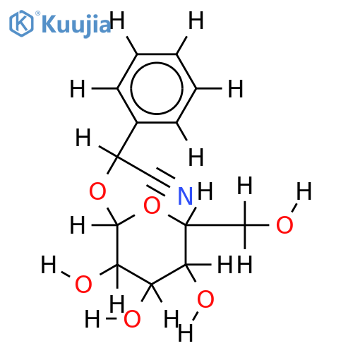 (2R)-2-O-(beta-D-glucopyranosyl)mandelonitrile structure