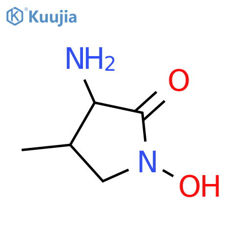 (3R,4R)-3-Amino-1-hydroxy-4-methylpyrrolidin-2-one structure