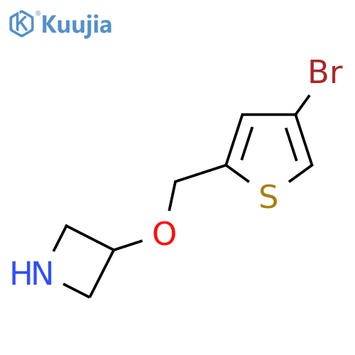 3-[(4-Bromothiophen-2-yl)methoxy]azetidine structure