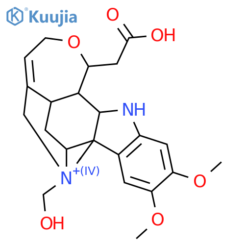 Strychnidin-17-acetic acid; 10,11-Dimethoxy, N4-hydroxymethyl structure