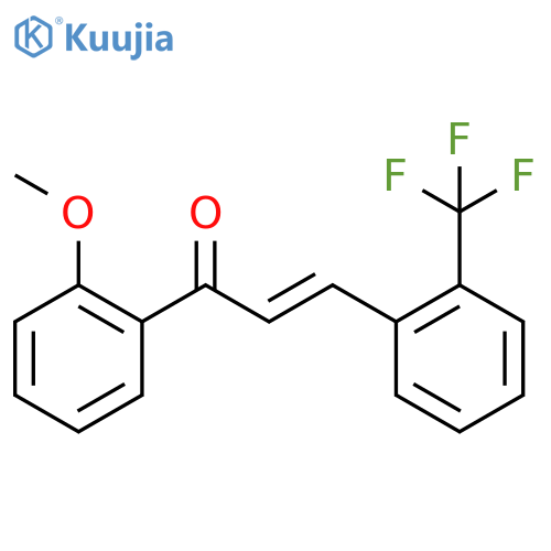 2-Trifluoromethyl-2'-methoxychalcone structure