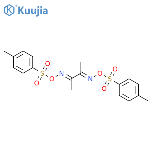 2,3-Butanedione, bis[O-[(4-methylphenyl)sulfonyl]oxime] structure