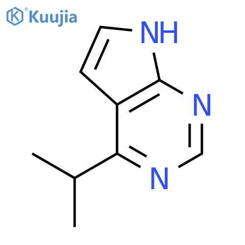 4-Isopropyl-7H-pyrrolo2,3-dpyrimidine structure