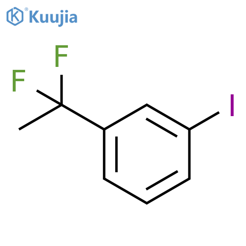 Benzene, 1-(1,1-difluoroethyl)-3-iodo- structure