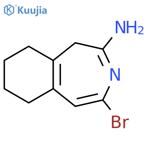 1H-3-Benzazepin-2-amine, 4-bromo-6,7,8,9-tetrahydro- structure
