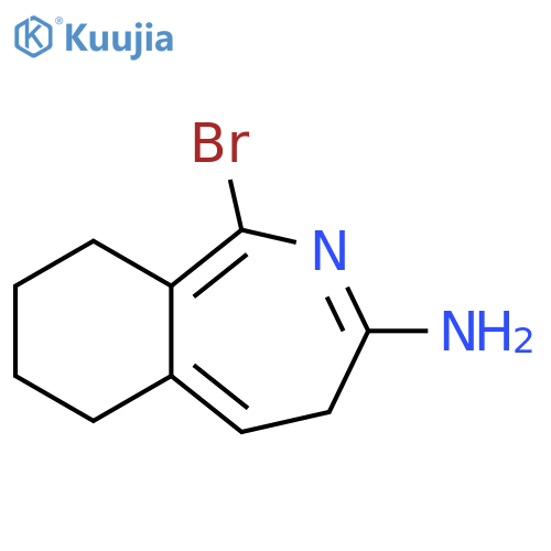 4H-2-Benzazepin-3-amine, 1-bromo-6,7,8,9-tetrahydro- structure