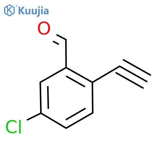 5-Chloro-2-ethynylbenzaldehyde structure