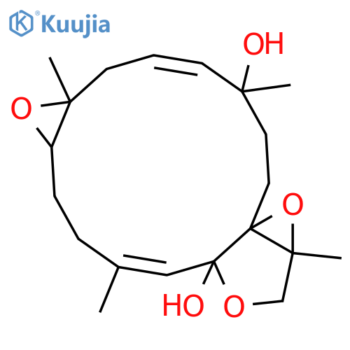 1,15:2,16:7,8-Triepoxy-3,10-cembradiene-2,12-diol; (1R,2S,3E,7S,8R,10E,12S,15R)-form structure