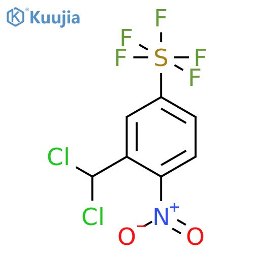 1-Nitro-2-dichloromethyl-4-(pentafluorosulfanyl)benzene structure