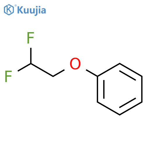(2,2-Difluoroethoxy)benzene structure