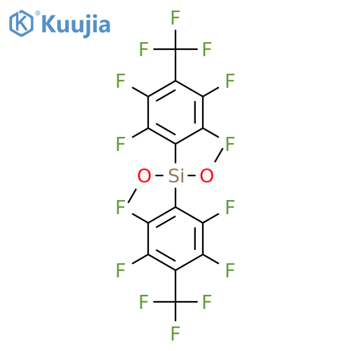 Dimethoxybis2,3,5,6-tetrafluoro-4-(trifluoromethyl)phenylsilane structure