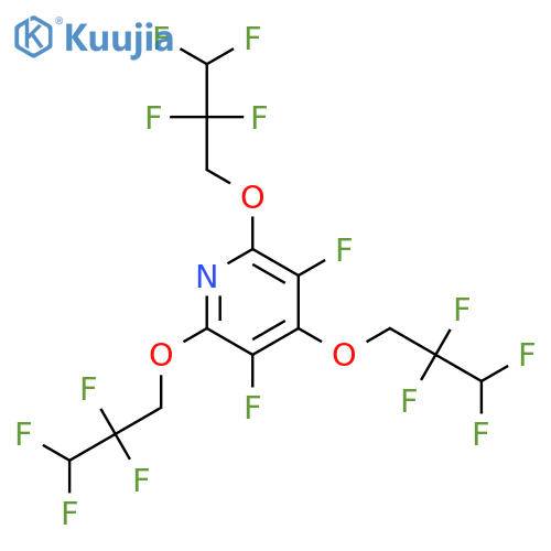 3,5-Difluoro-2,4,6-tris(2,2,3,3-tetrafluoropropoxy)pyridine structure