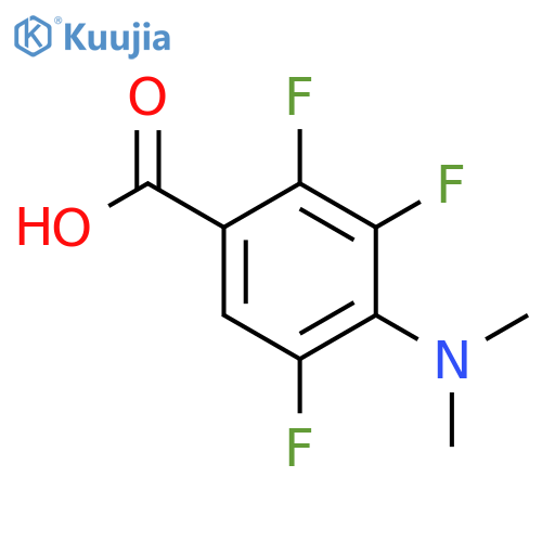4-(Dimethylamino)-2,3,5-trifluorobenzoic acid structure