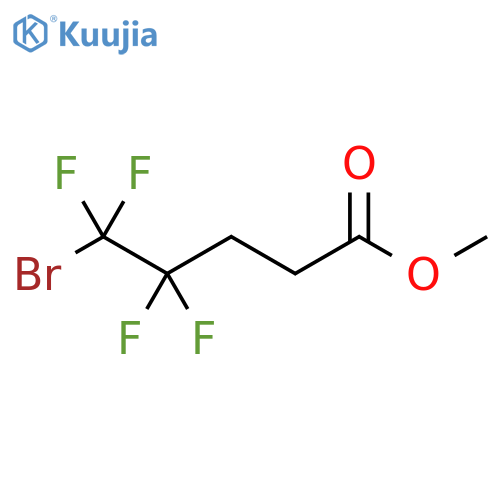 Methyl 5-bromo-4,4,5,5-tetrafluoropentanoate structure