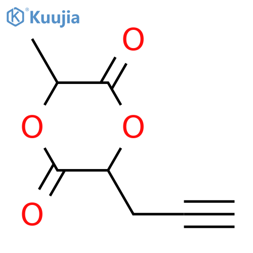 3-METHYL-6-PROPARGYL-1,4-DIOXANE-2,5-DIONE structure