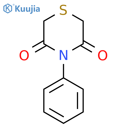 4-Phenylthiomorpholine-3,5-dione structure