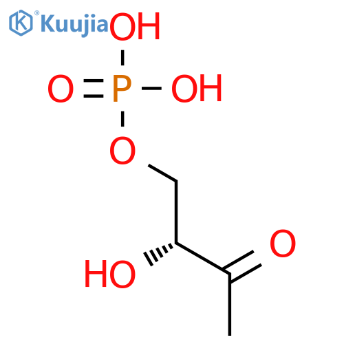 2-Butanone,3-hydroxy-4-(phosphonooxy)-, (3S)- structure