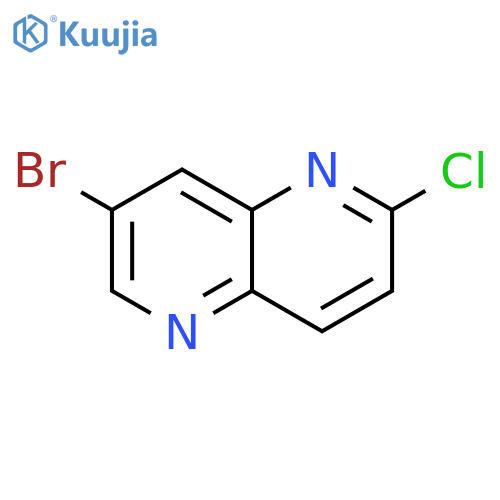 7-BroMo-2-chloro-1,5-naphthyridine structure