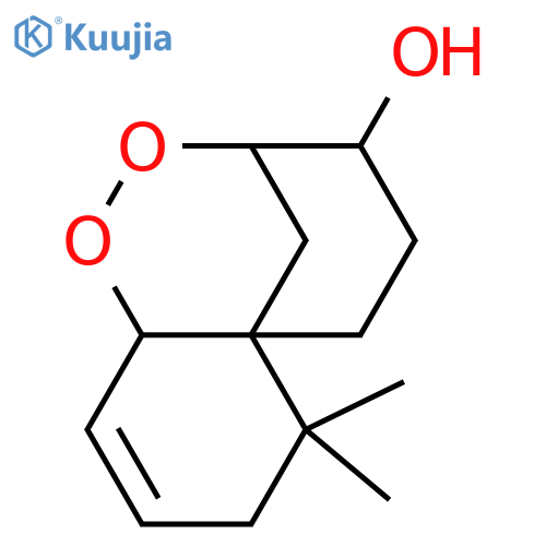 2,7-Epidioxy-3-hydroxy-15-nor-8-chamigranone; 7-Demethyl, 7-epimer, 8-deoxo, 8,9-didehydro structure