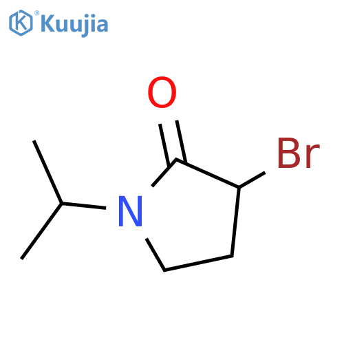 3-bromo-1-(propan-2-yl)pyrrolidin-2-one structure