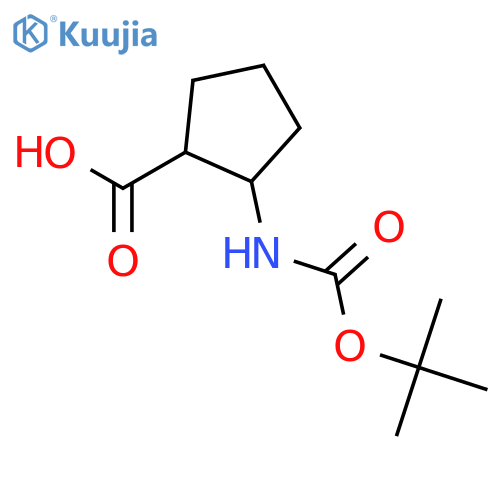 tert-butyl N-[(1S,2R)-2-(1-hydroxyethenyl)cyclopentyl]carbamate structure