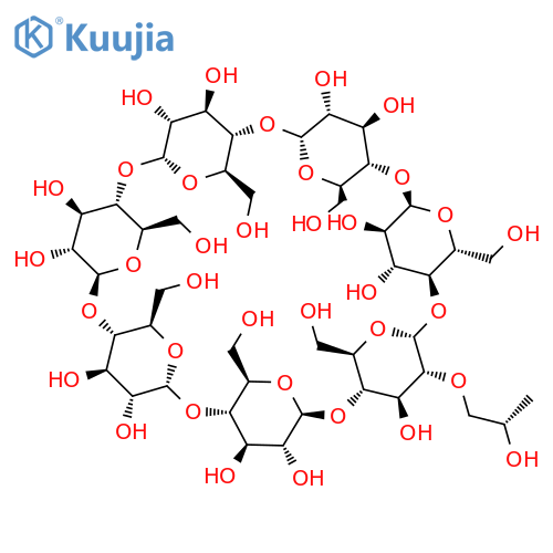 b-Cyclodextrin,2A-O-(2-hydroxypropyl)-, (S)- (9CI) structure