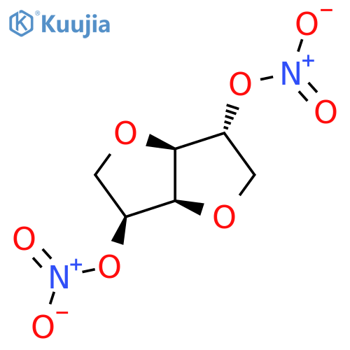 (3R,3aR,6S,6aR)-6-(nitrooxy)-hexahydrofuro3,2-bfuran-3-yl nitrate structure