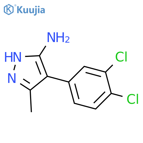 4-(3,4-dichlorophenyl)-3-methyl-1H-pyrazol-5-amine structure