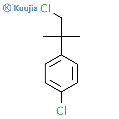 1-chloro-4-(1-chloro-2-methylpropan-2-yl)benzene structure