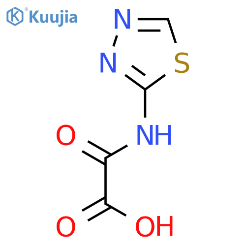oxo(1,3,4-thiadiazol-2-ylamino)acetic acid structure