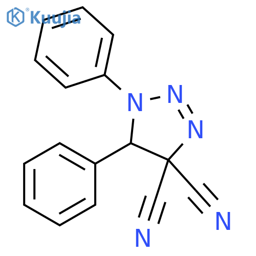 4H-1,2,3-Triazole-4,4-dicarbonitrile, 1,5-dihydro-1,5-diphenyl- structure