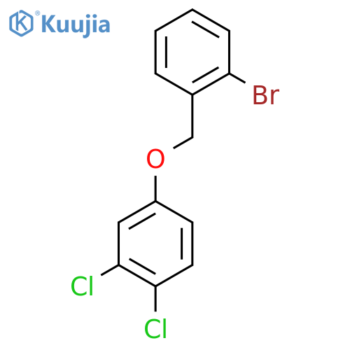 2-Bromobenzyl-(3,4-dichlorophenyl)ether structure