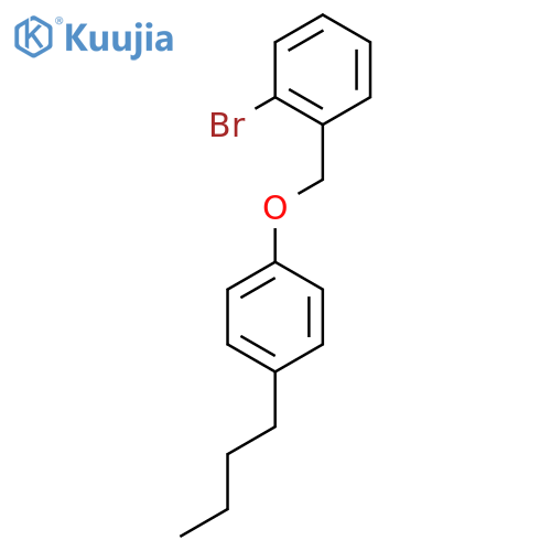 2-Bromobenzyl-(4-n-butylphenyl)ether structure