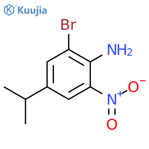 2-Bromo-4-isopropyl-6-nitroaniline structure