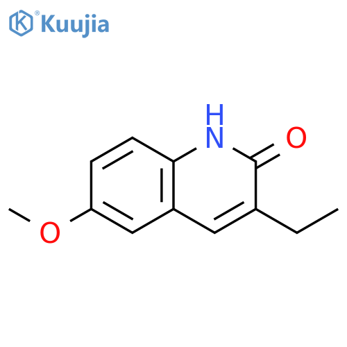3-ethyl-6-methoxy-1,2-dihydroquinolin-2-one structure
