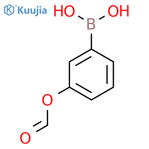 (3-Formyloxyphenyl)boronic acid structure