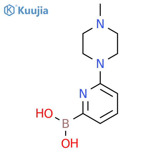 (6-(4-Methylpiperazin-1-yl)pyridin-2-yl)boronic acid structure