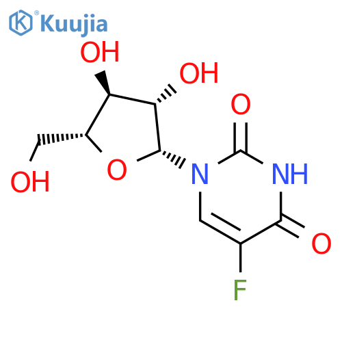 2,4(1H,3H)-Pyrimidinedione,1-b-D-arabinofuranosyl-5-fluoro- structure
