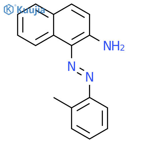 (E)-1-(o-Tolyldiazenyl)naphthalen-2-amine structure
