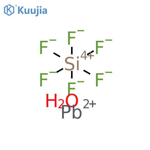 Lead(II) hexafluorosilicate dihydrate structure