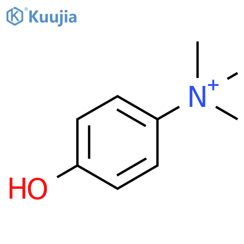Benzenaminium, 4-hydroxy-N,N,N-trimethyl- structure
