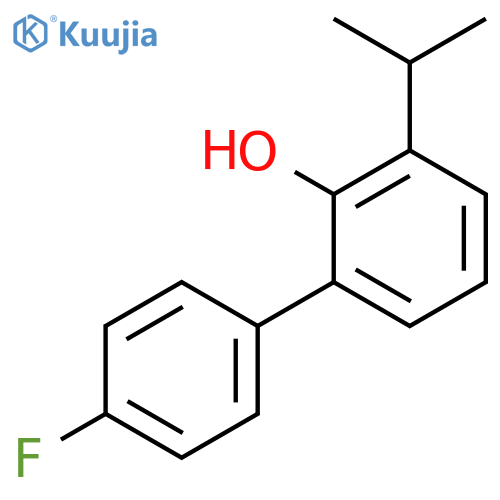[1,1'-Biphenyl]-2-ol, 4'-fluoro-3-(1-methylethyl)- structure